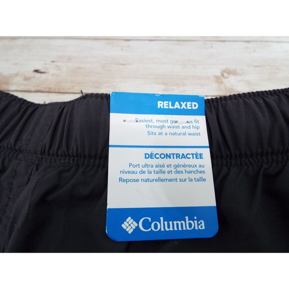 Columbia Gray Relaxed Mesh Lined Nylon Activewear Shorts - Picture 4 of 8